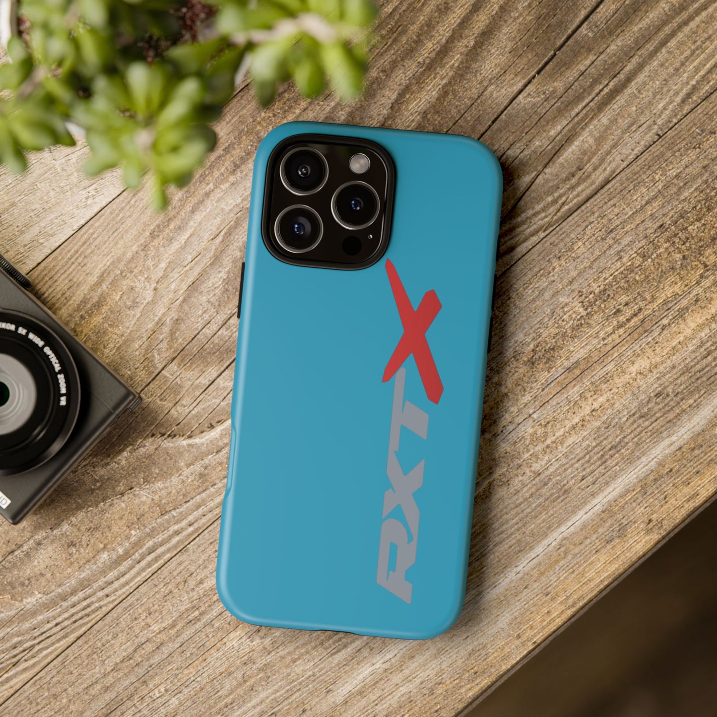 RXTX Tough Phone Case Protective Cover - iPhone Samsung Google Pixel Turquoise