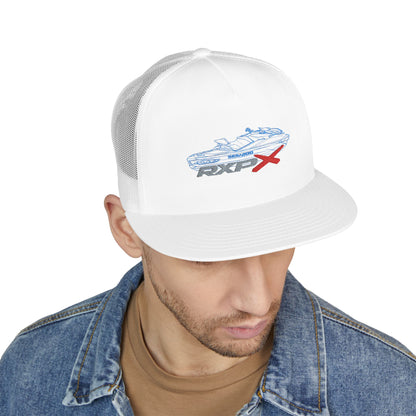 Sea-Doo RXPX Outline Embroidered Trucker Hat — Silhouette Blue