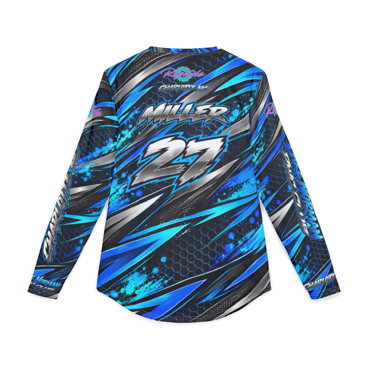 Lake Norman PWC Club Performance UV Long Sleeve Shirt Blue