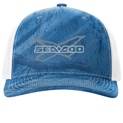 Realtree Fishing Light Blue/ White - FRONT