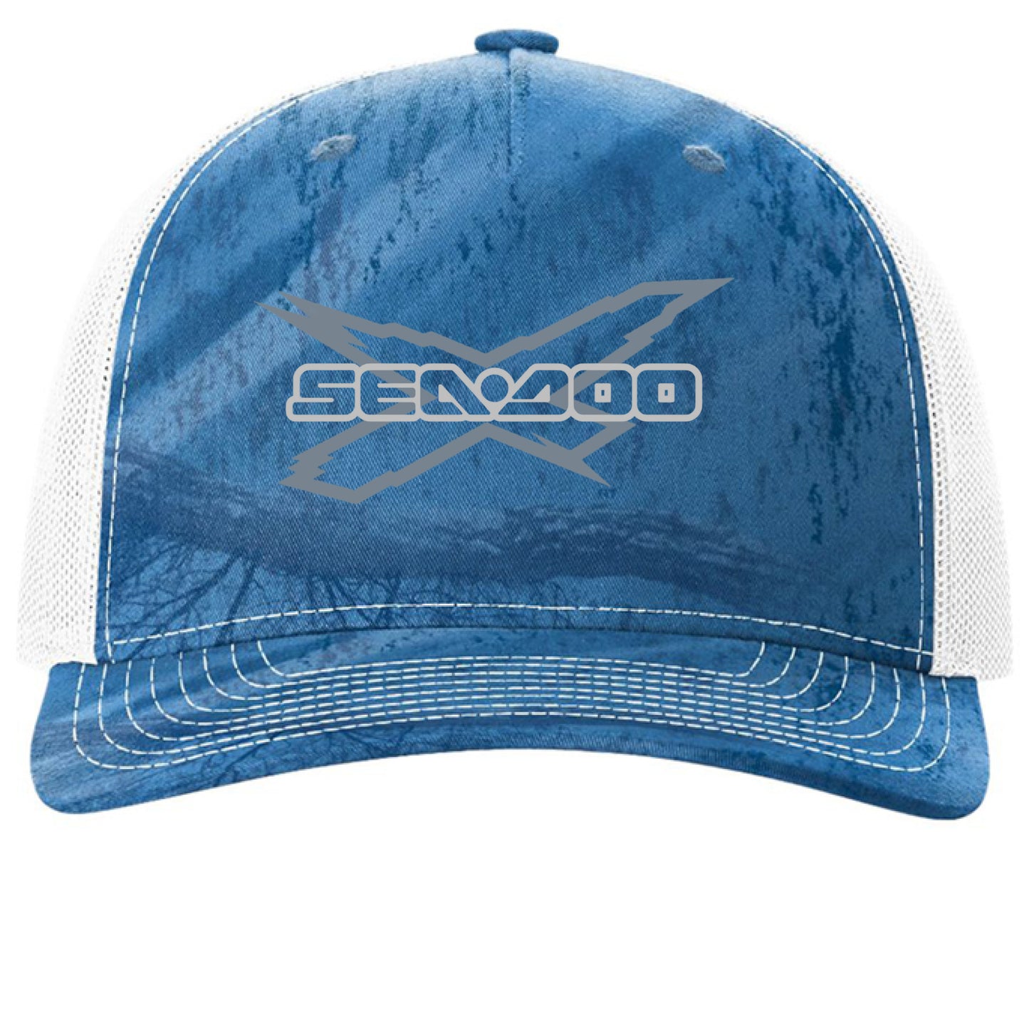 Realtree Fishing Light Blue/ White - FRONT