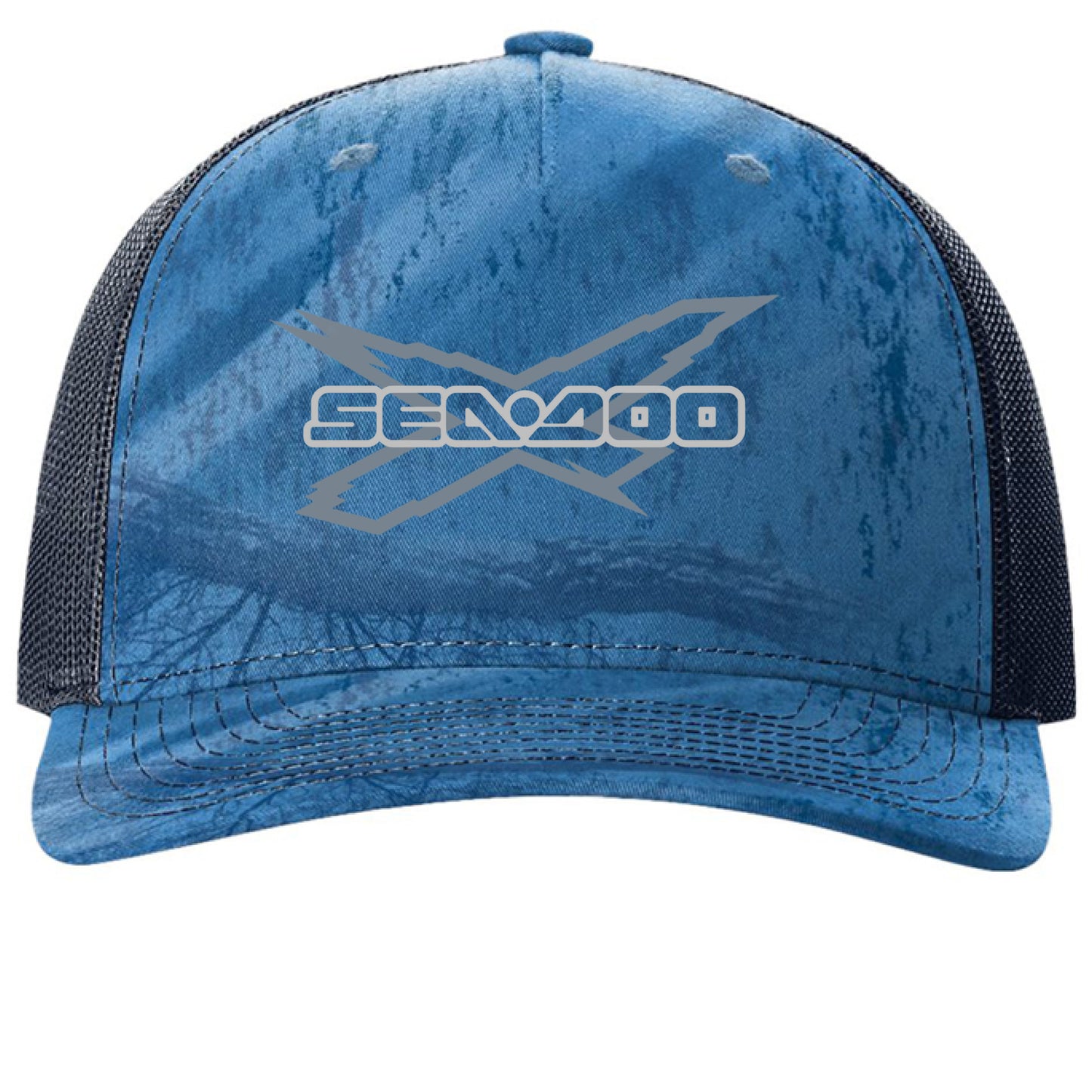 Realtree Fishing Light Blue/ Navy - FRONT