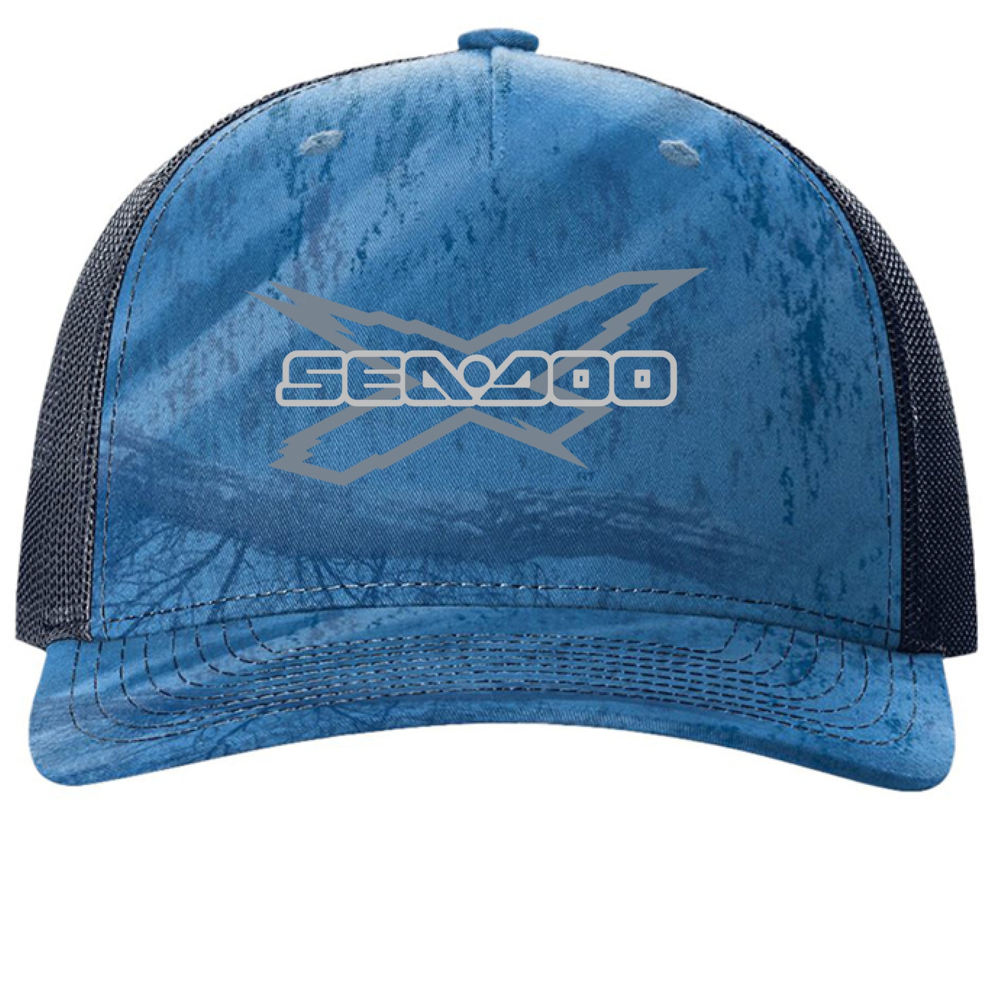Realtree Fishing Light Blue/ Navy - FRONT