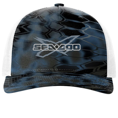 Kryptek Neptune/ White - FRONT