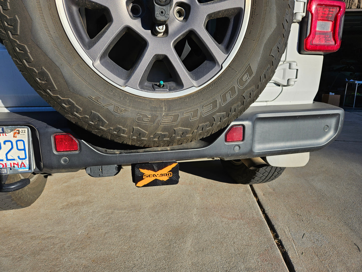 SeaDoo X-Team Hitch Cover for Class lll Receiver