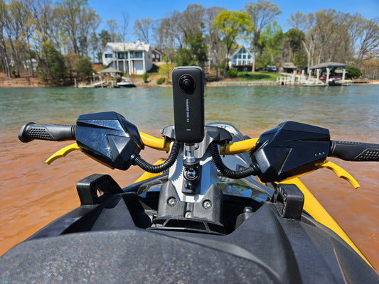 Seadoo Aluminum Handlebar Camera Insta 360 Go Pro Mount Fits 2021+ RXP-X & GTR-X 300