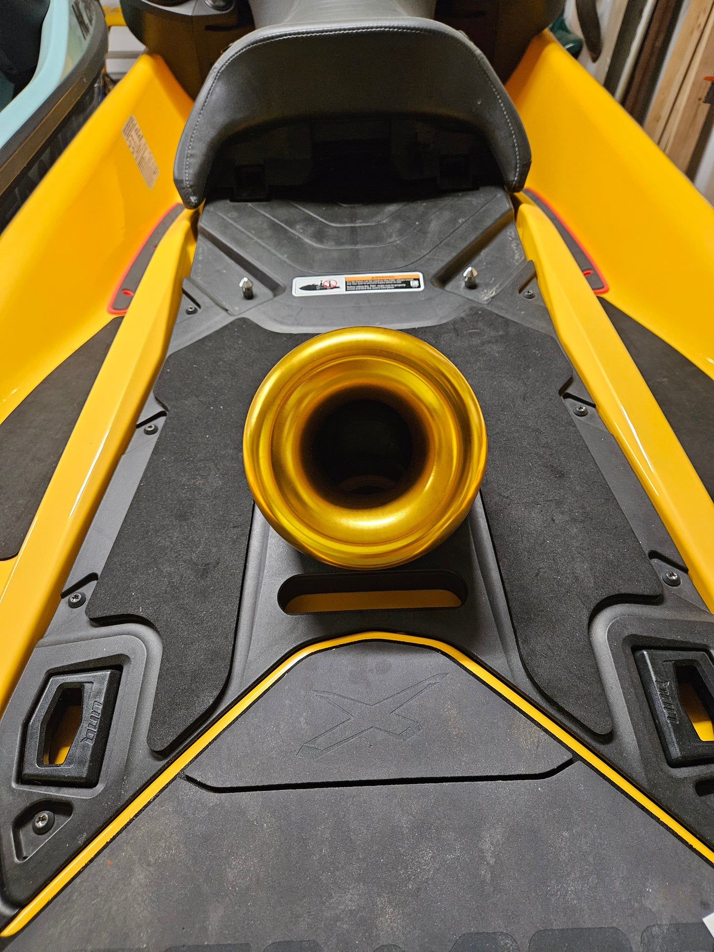 SeaDoo Rear Deck Velocity Stack Air Intake Twist Lock For 2018-2026 RXTX GTX FISH PRO WAKE PRO GTI GTR RXPX