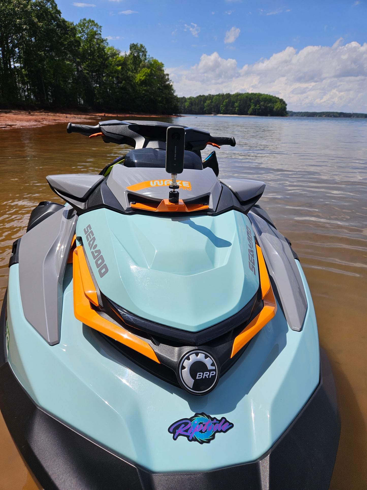 SeaDoo Aluminum Camera Front Hood Mount For 2018+ ST3 Hulls GTX RXTX Wake Pro