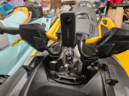 Seadoo Aluminum Handlebar Camera Insta 360 Go Pro Mount Fits 2021+ RXP-X & GTR-X 300
