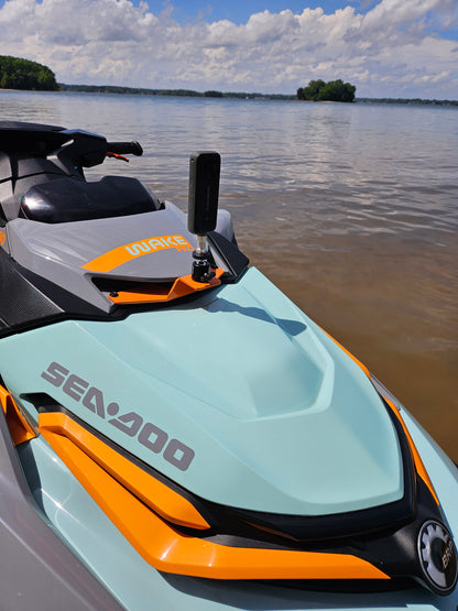 SeaDoo Aluminum Camera Front Hood Mount For 2018+ ST3 Hulls GTX RXTX Wake Pro