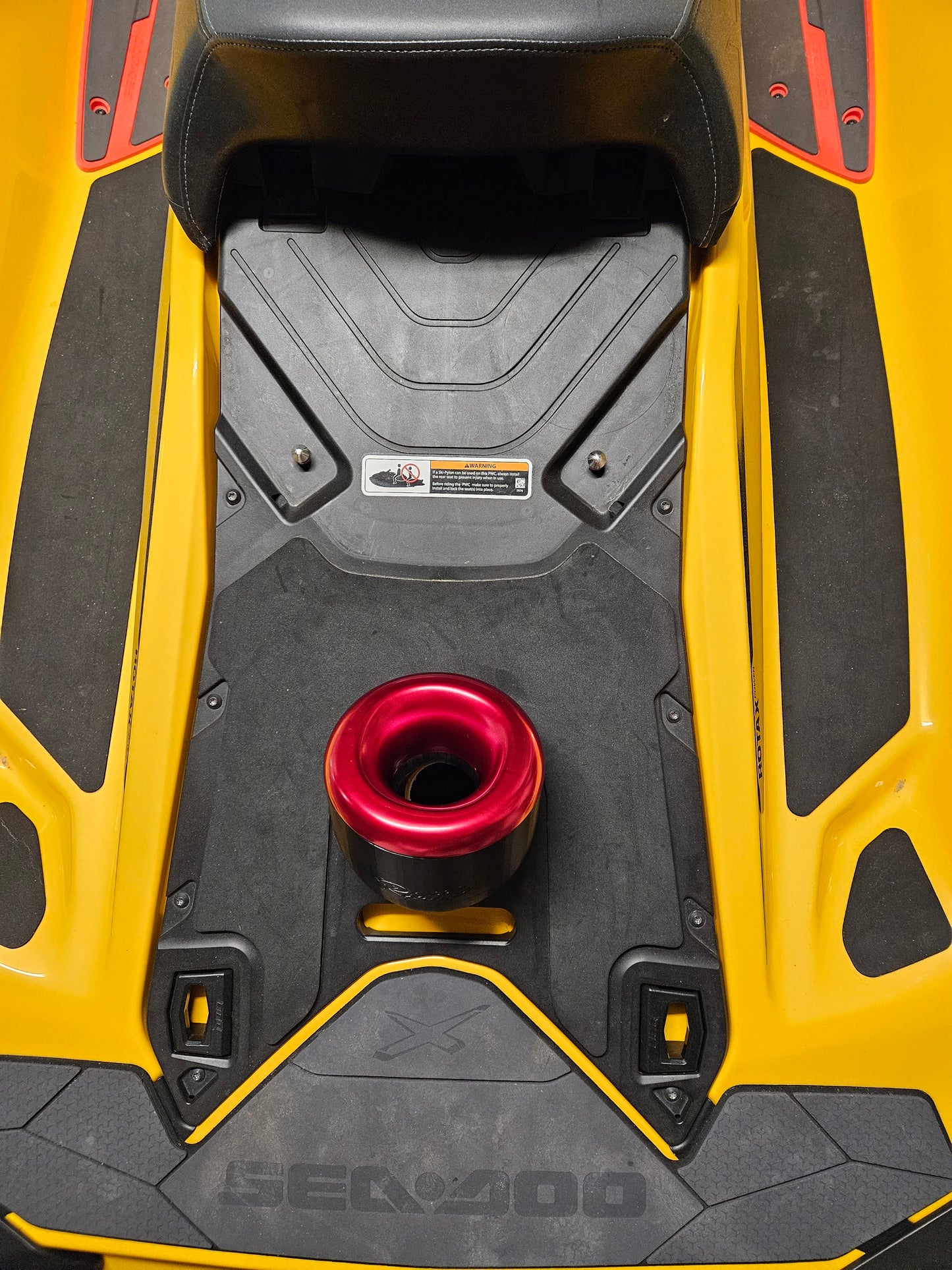 SeaDoo Rear Deck Velocity Stack Air Intake Twist Lock For 2018-2026 RXTX GTX FISH PRO WAKE PRO GTI GTR RXPX