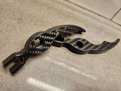 Billet Carbon Fiber Seadoo IBR Throttle & Brake/Reverse Levers Upgrade Trigger Set 2