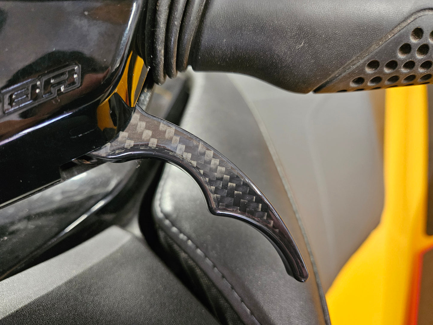 Billet Carbon Fiber Seadoo IBR Throttle & Brake/Reverse Levers Upgrade Trigger Set 2