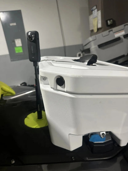Seadoo Insta 360 Selfie Action Stick Camera Flush Twist Mount Rear Deck 2018+ GTI GTR RXTX Gtx Rxpx Wake Fish Go Pro