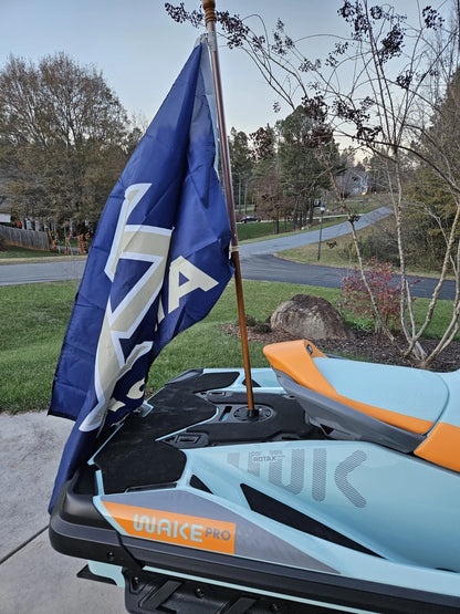 Seadoo Flag & Umbrella Rear Flush Mount Twist Lock RXPX RXTX GTX FISH WAKE PRO GTI GTR